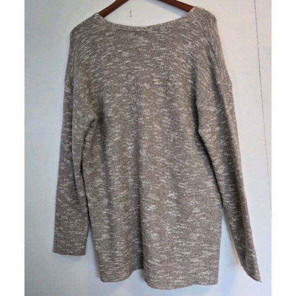 Pure J Jill Sweater Womens M Brown Cozy Pullover Soft Goblincore Tunic Grandma - Picture 5 of 9